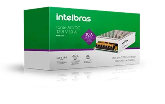 Fonte Chaveada Intelbras 10A, Nova !!