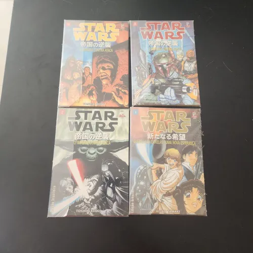 Coleção 12 volumes star wars mangá