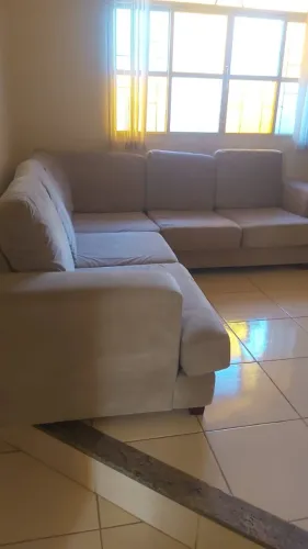 Sofá de canto modulado