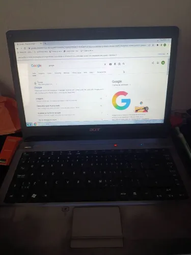 Notebook Accer funcionando perfeitamente 
