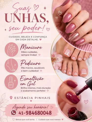 Manicure, Pedicure e Esmaltação em Gel