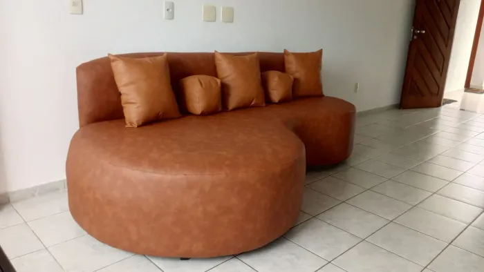 Sofá orgânico com molas ensacadas 