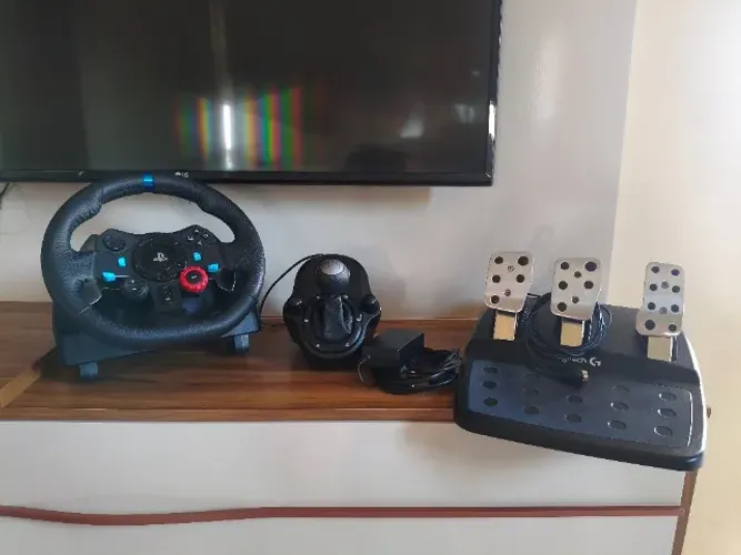Volante logitech g29 com câmbio