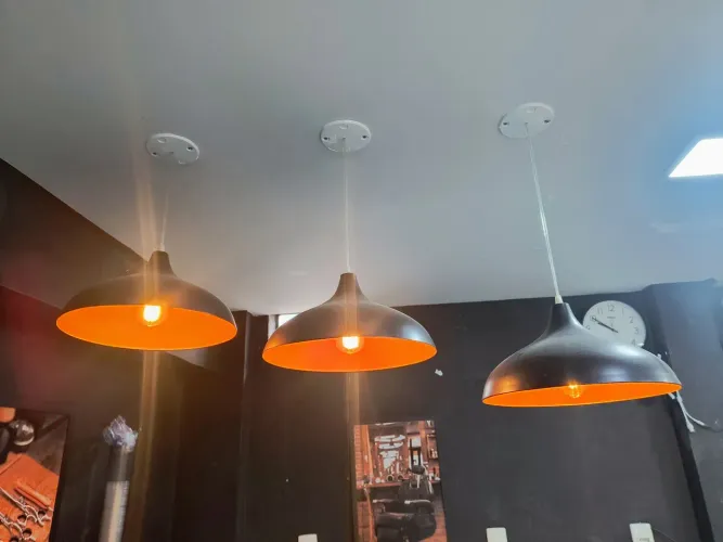 luminária. Pendentes+ lâmpada de LED