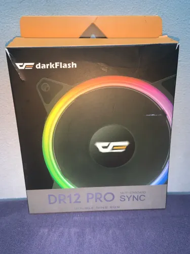 ventoinha aigo darkflash DR12 pro rgb 120mm