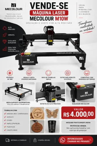 Laser e mesa para laser
