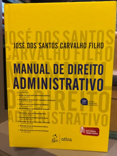 Manual de Direito Administrativo José dos Santos Carvalho Filho