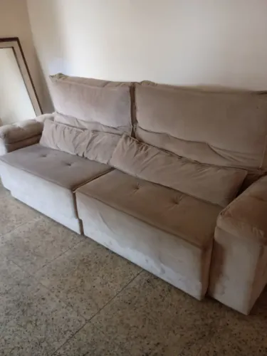Sofá retrátil e reclinável (Luciana móveis)