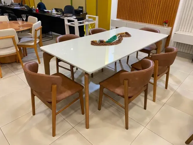 Mesa Berlim 2,00x1,00 - 6 Cadeira Acalanto