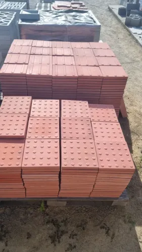 Pisos de concreto ladrilhos piso tátil