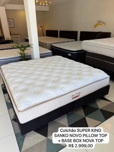 Colchão Sanko Super King mais base box