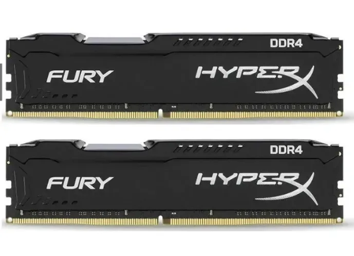 kit c/ 2 Memória RAM Kingston Hyperx Gamer Ddr4 16gb Preto