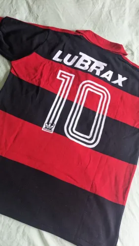 Camisa flamengo anos 80 , de tricô , personalizada número 10