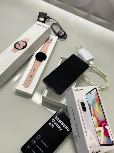 Celular A71 - 128gb Samsung + Relógio  Samsung Watch 4