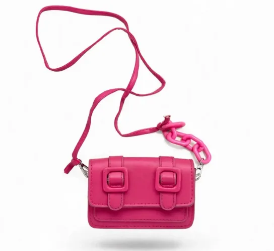 Bolsa rosa pequena