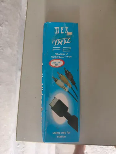Cabo de Áudio e Vídeo AV para PlayStation 2 / PS2