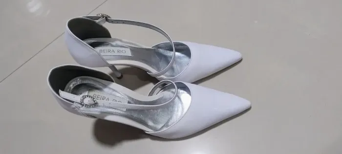 Sapato scarpin branco