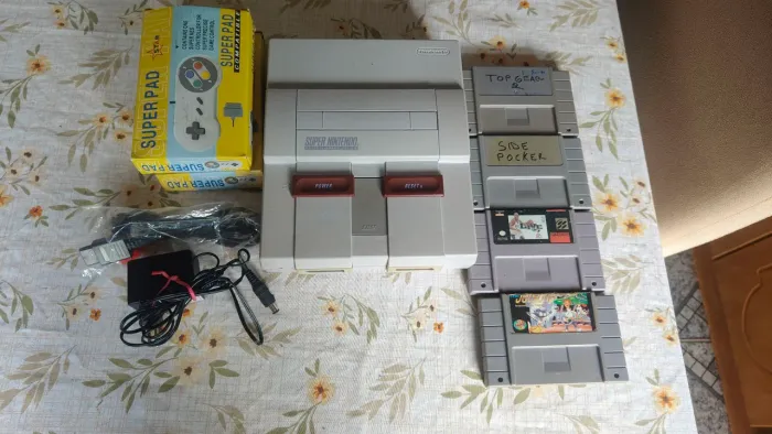 Super Nintendo fat completo
