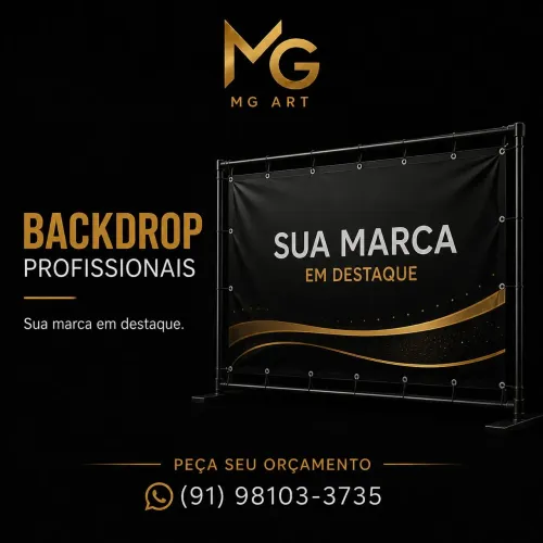 Lona com acabamento em ilhós