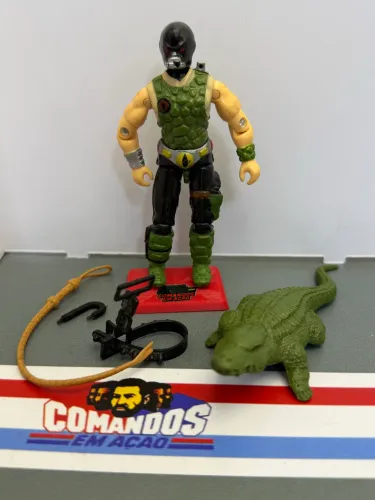 Comandos em Ação Estrela Croc-Master Senhor dos Répteis - 1991 