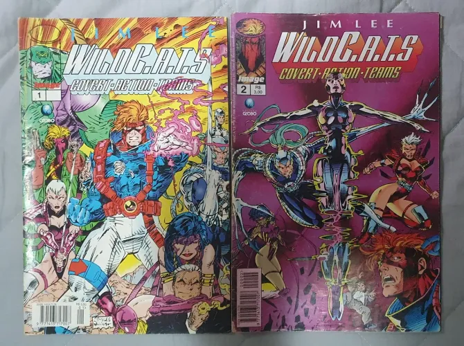 Hqs WildC.A.T.S n1 e 2 raras