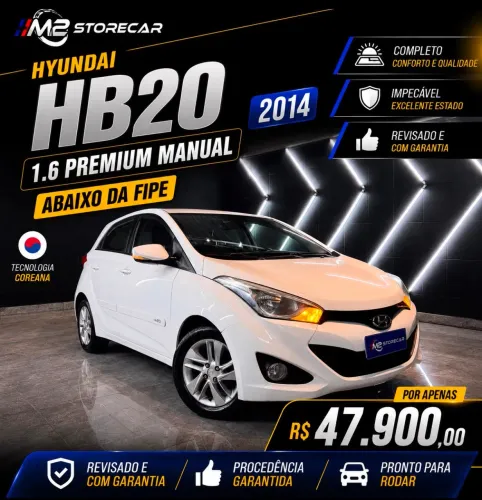 Hyundai HB20 Premium 1.6 Flex 16V Mec. 2014