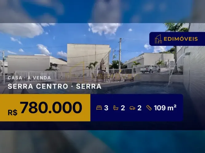 Serra Centro| Casa duplex 3 quartos com suíte, ideal para sua família