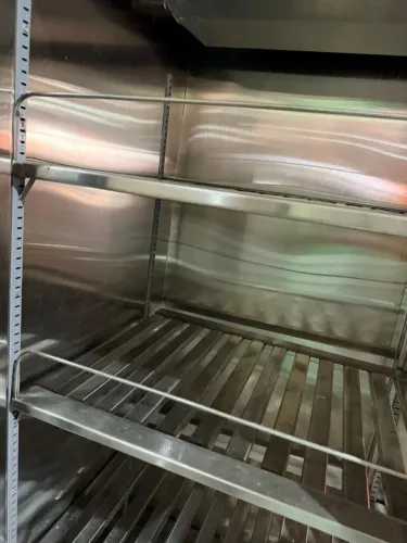 Expositor toda em inox chega -25 graus