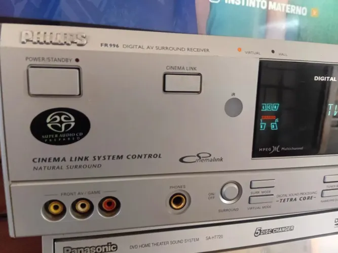 Receiver philips 5.1 FR 996