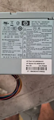 Fonte HP 300W Real - Model PS-6301-9 (PN: 455326-001 / 460879-001)