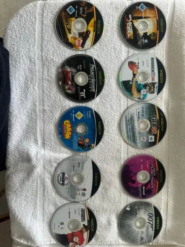 Lote 10 Jogos Originais Xbox Classico Xbox OG - Somente Discos