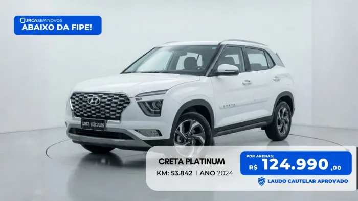 Hyundai Creta Platinum 1.0 TB 12V Flex AUT 2024