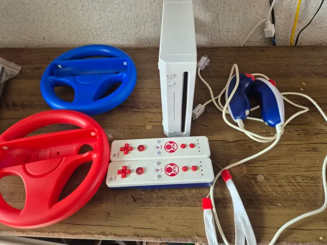 Nintendo Wii com acessórios