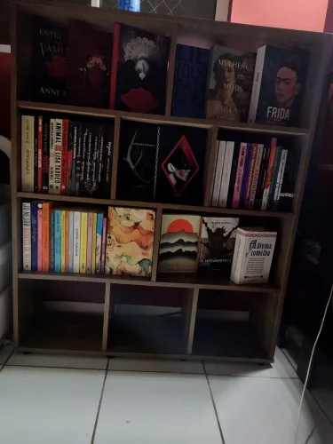 Estante Organizadora com 10 nichos livros