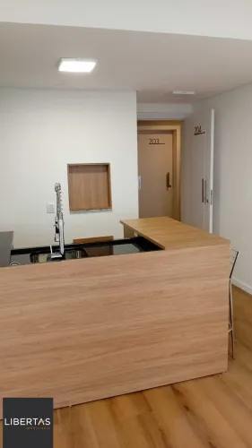 Libertas aluga Studio mobiliado no condomínio Quintal Moinhos.