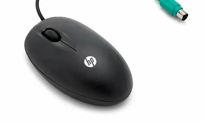 Mouse Óptico HP PS/2 Preto OriginalPrecisão Ideal para PCs e Sistemas Legacy