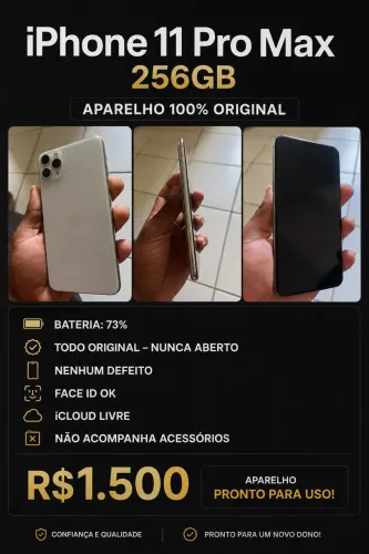 iPhone 11 Pro Max p Hoje 1400