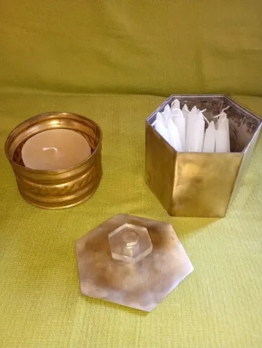 Porta Velas de Metal