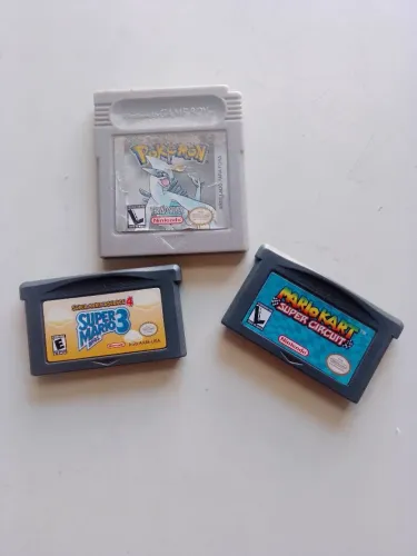 Game Boy lote 3 jogos originais 