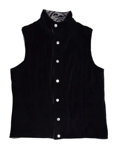 colete de veludo dupla face shoulder