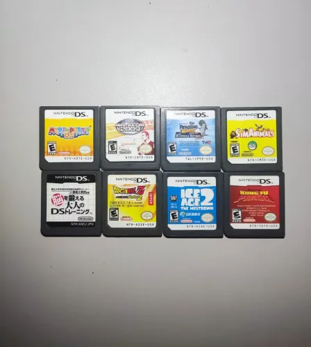 LOTE 8 JOGOS NINTENDO DS
