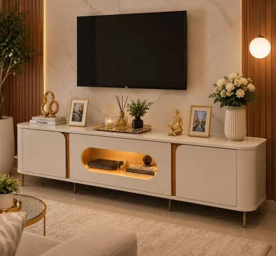 Rack de tv pra 75 pol. Luxo
