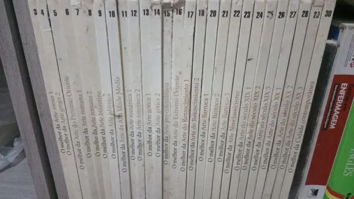 Coleção O Melhor da Arte com 27 volumes