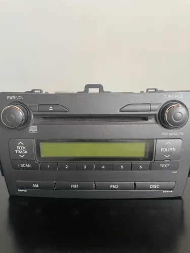 Rádio original Corolla