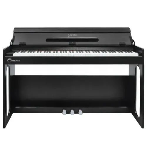 Piano digital Mizutani Sakura com móvel pedal triplo preto