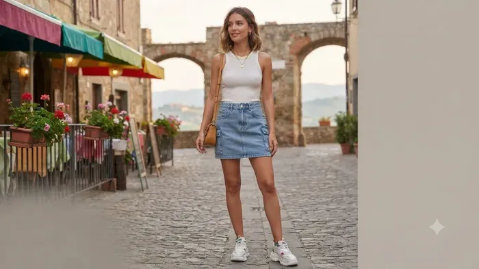 Saia jeans feminina número 36 produtos femininos