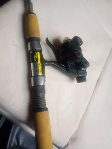 Vara de pesca molinete antigo japonês