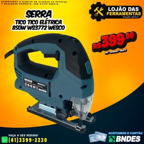 Serra Tico Tico Elétrica 850w Ws3772 Wesco