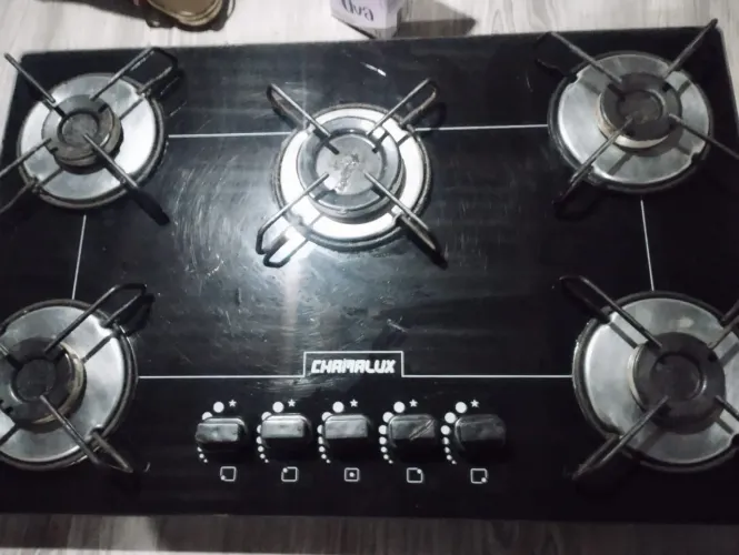 Fogão Cooktop 5 bocas