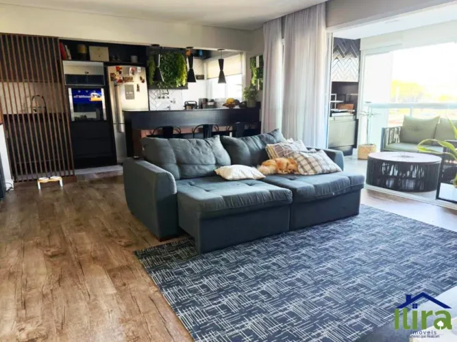 Apartamento Para Locacao de 90m² Com 2 Dormitorios e 2 Vagas de Garagem No Condominio Jard